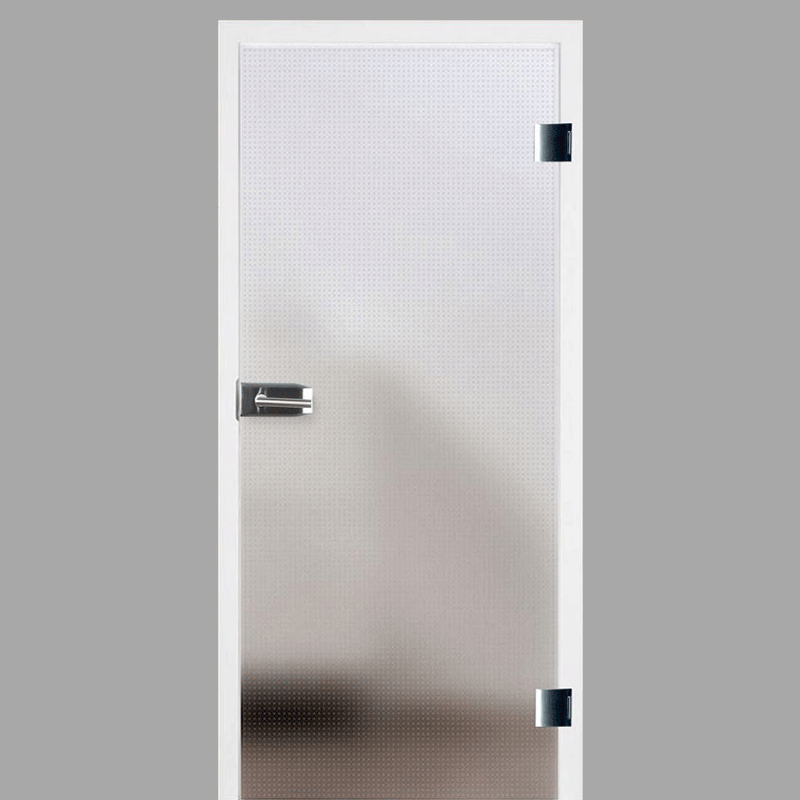 Mastercarree Motiv klar - Ganzglastür / Glastür - Erkelenz Glas GmbH