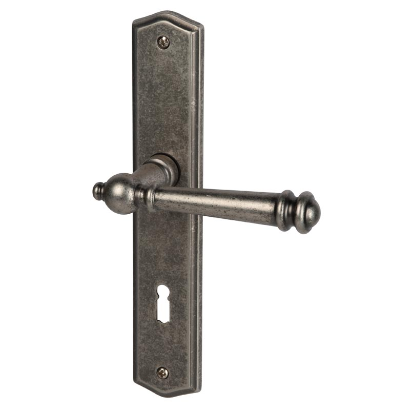 Mount Everest - LS -Antik Iron - Türdrücker / Langschildbeschlag - Südmetall GmbH