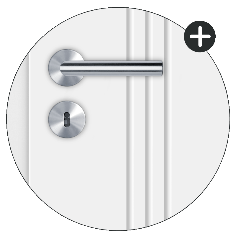Mala 16 Zimmertür / Innentür RAL 9003 Weißlack - Designtür