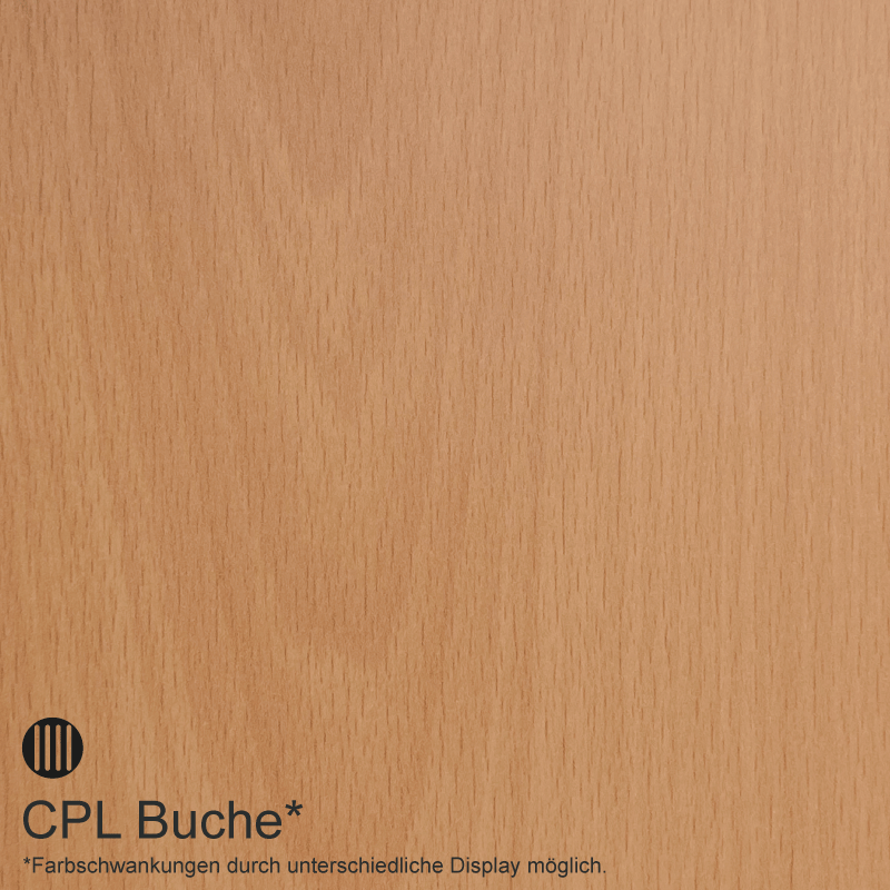 Buche  Wohnungstüren / Schallschutztüren mit Zarge CPL Maserung Aufrecht