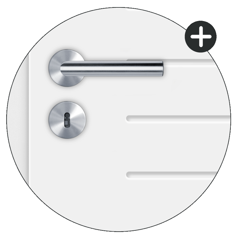 Mala 06 Zimmertür / Innentür RAL 9010 CPL Weißlack - Designtür