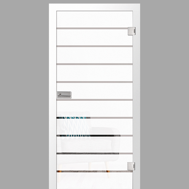 Ada Motiv klar - Ganzglastür / Glastür - Erkelenz Glas GmbH