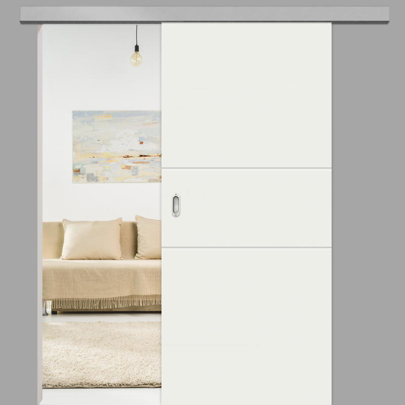 Mala 09 Schiebetür - Designtür -  RAL 9010 Weißlack
