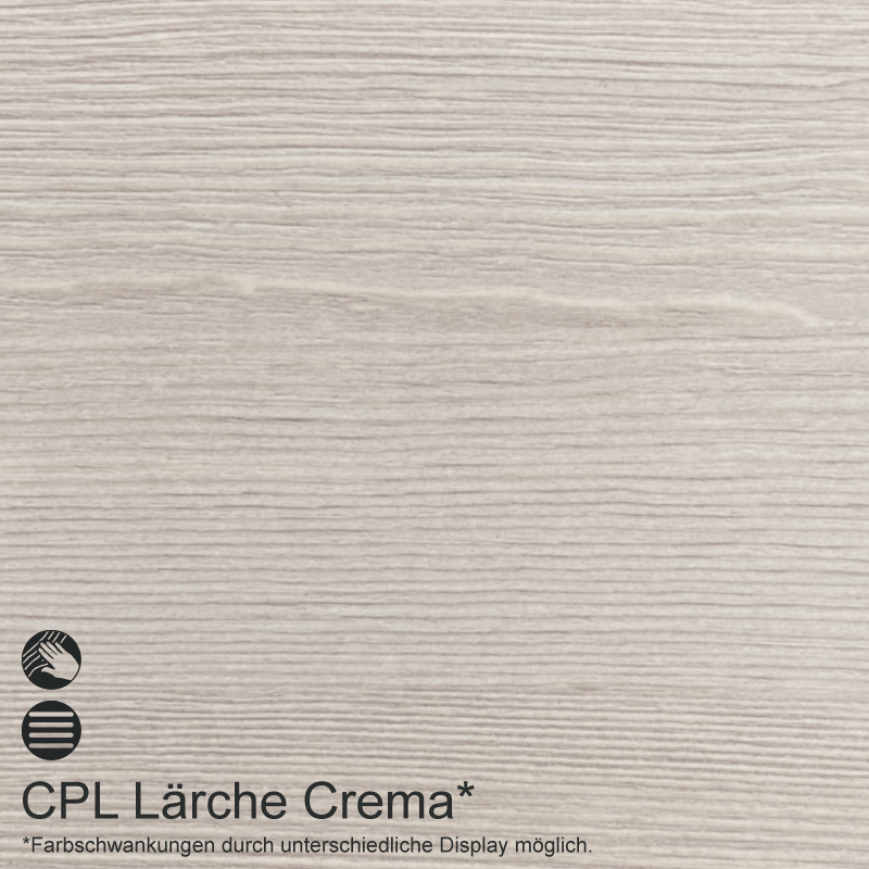 Lärche Crema Doppeltüren / Doppelflügeltür mit Zarge CPL Maserung Quer