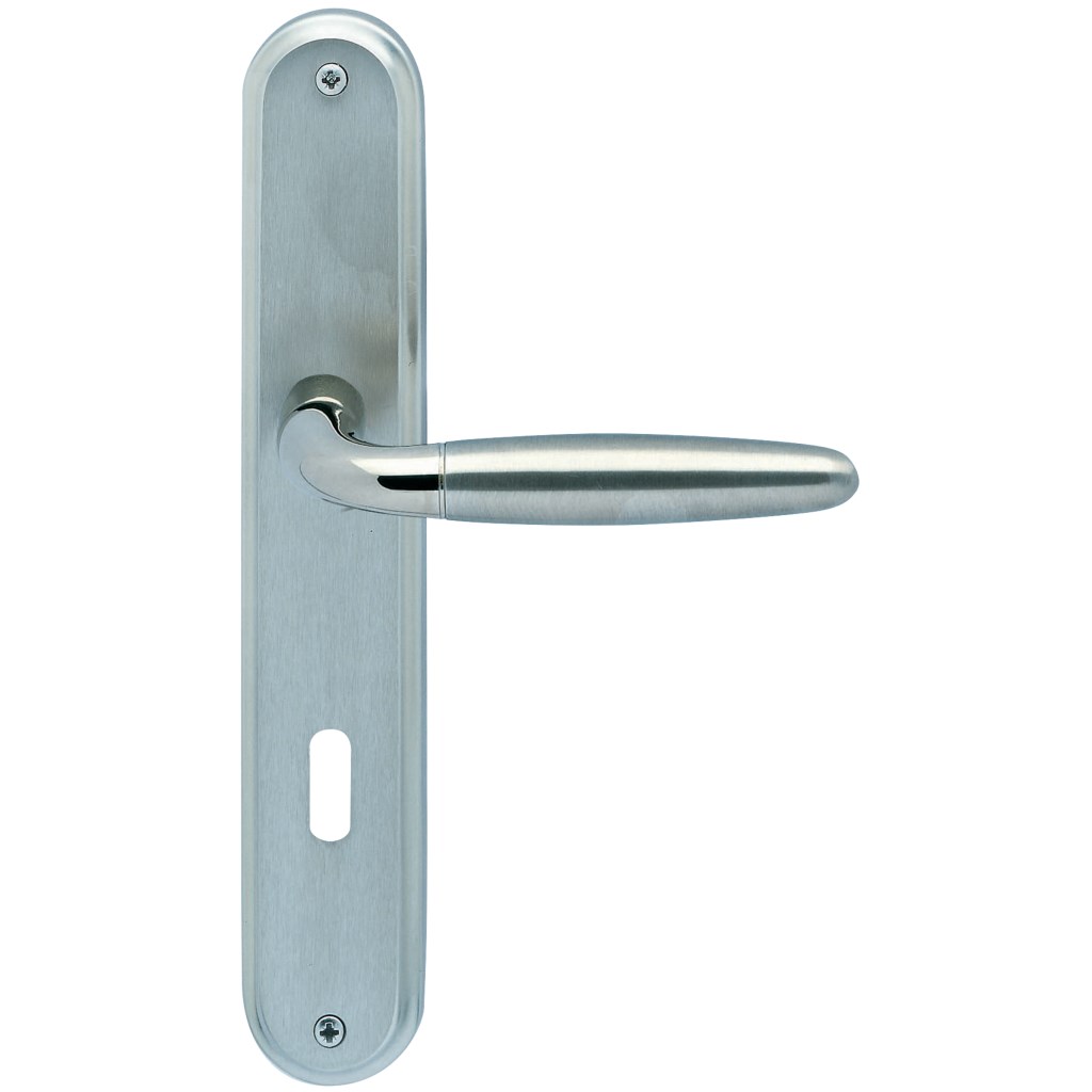 Raphael - LS - Chrom - Türdrücker / Langschildbeschlag - Südmetall