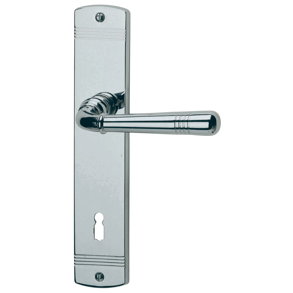Scarlet - LS - Chrom - Türdrücker / Langschildbeschlag - Südmetall