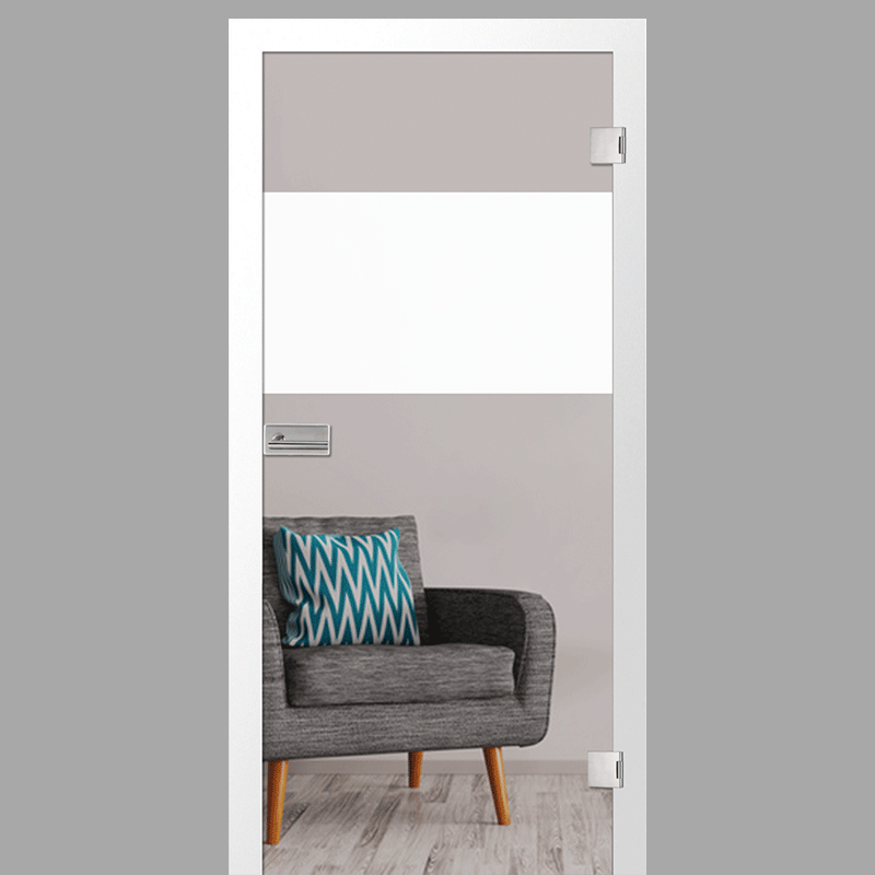 Dias Motiv matt - Ganzglastüren / Glastüren mit Zarge Komplettset - Erkelenz Glas GmbH