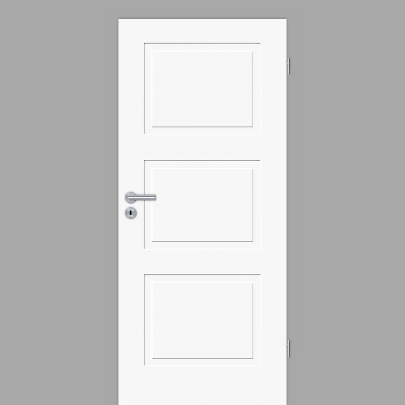 Cala 03 Landhaustür / Stiltür  RAL 9003 CPL Weißlack