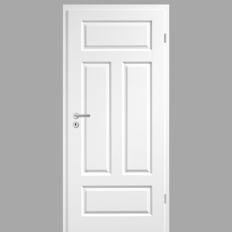 Elegance 04-Q Landhaustür / Stiltür RAL 9010 Weißlack