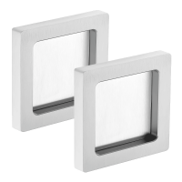 Griffmuscheln Florenz eckig | Edelstahl - Erkelenz Griffmuscheln Florenz eckig | Edelstahl - Erkelenz