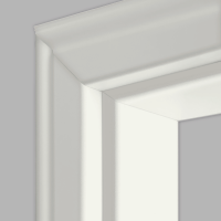 Weißlack 10 Türzarge / Zarge RK60 für Wohnungstür CPL RAL 9010 Rundkante profiliert Landhausstil Weißlack 10 Türzarge / Zarge RK60 für Wohnungstür CPL RAL 9010 Rundkante profiliert Landhausstil