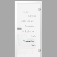 cafe 2 Motiv klar - Ganzglastüren / Glastüren mit Zarge Komplettset - Erkelenz cafe 2 Motiv klar - Ganzglastüren / Glastüren mit Zarge Komplettset - Erkelenz