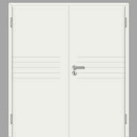 Mala 06 Doppeltüren / Doppelflügeltür Weiß CPL RAL 9010 mit Zarge Mala 06 Doppeltüren / Doppelflügeltür Weiß CPL RAL 9010 mit Zarge