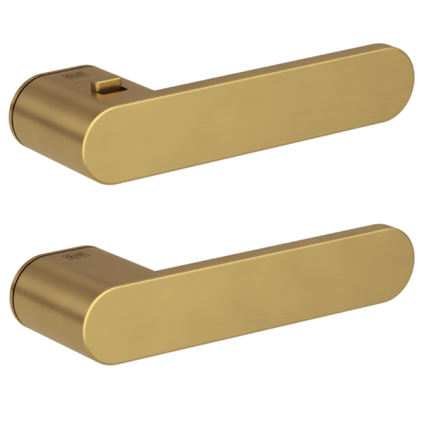AVUS ONE - smart2lock - Gold matt - Türdrücker / Rosettengarnitur - Griffwerk