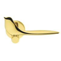 Twitty - R - Messing poliert - Türdrücker / Rosettengarnitur - Colombo Design Twitty - R - Messing poliert - Türdrücker / Rosettengarnitur - Colombo Design