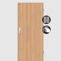 Eiche Natur Wohnungstüren / Schallschutztüren CPL Maserung Aufrecht Eiche Natur Wohnungstüren / Schallschutztüren CPL Maserung Aufrecht