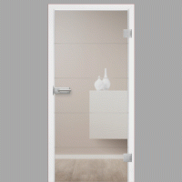 Mala 05 Motiv Matt - Ganzglastüren / Glastüren mit Zarge Komplettset Mala 05 Motiv Matt - Ganzglastüren / Glastüren mit Zarge Komplettset