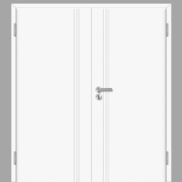 Mala 16 Doppeltüren / Doppelflügeltür Polarweiss CPL RAL 9003 mit Zarge Mala 16 Doppeltüren / Doppelflügeltür Polarweiss CPL RAL 9003 mit Zarge