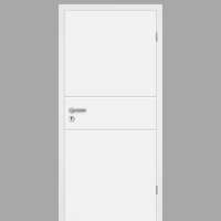 Mala 09 Zimmertür / Innentür RAL 9010 mit Zarge CPL Weißlack Mala 09 Zimmertür / Innentür RAL 9010 mit Zarge CPL Weißlack