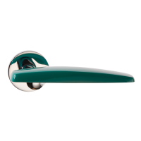 Seppia - Chrom/Grün- Türdrücker / Rosettengarnitur - Frascio Seppia - Chrom/Grün- Türdrücker / Rosettengarnitur - Frascio