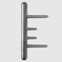 Soft - Türband / Beschlag - 3-teilig verchromt Soft - Türband / Beschlag - 3-teilig verchromt