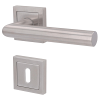 Ronny II Square - R - Edelstahl satiniert - Türklinke / Rosettengarnitur - Südmetall Ronny II Square - R - Edelstahl satiniert - Türklinke / Rosettengarnitur - Südmetall