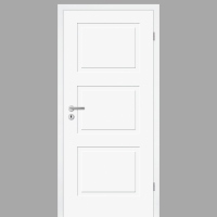 Cala 03 Landhaustür / Stiltür mit Zarge RAL 9003 CPL Weißlack Cala 03 Landhaustür / Stiltür mit Zarge RAL 9003 CPL Weißlack