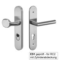 Security ES1 - Edelstahl - Sicherheitsbeschlag / Schutzbeschlag für Wohnungstüren Security ES1 - Edelstahl - Sicherheitsbeschlag / Schutzbeschlag für Wohnungstüren