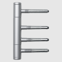 3-teiliges Türband Silbergrau für Zimmertüren 3-teiliges Türband Silbergrau für Zimmertüren