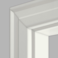 Weißlack 10 - Zarge RK 100 für Wohnungstür profiliert CPL RAL 9010 Weißlack 10 - Zarge RK 100 für Wohnungstür profiliert CPL RAL 9010