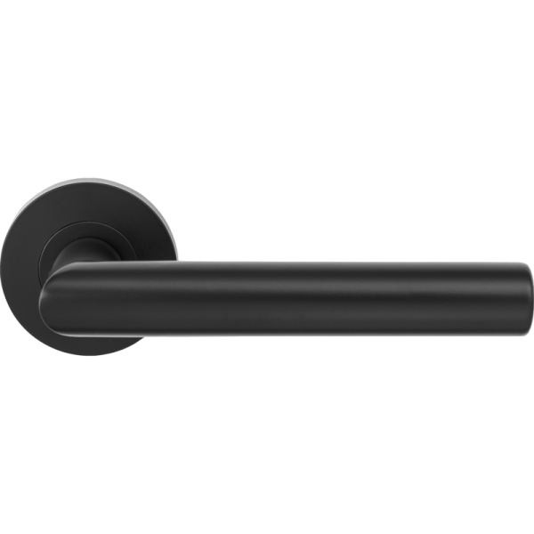 Ferrara Prio 21 - Tiefschwarz - Türdrücker / Rosettengarnitur - Griffwelt