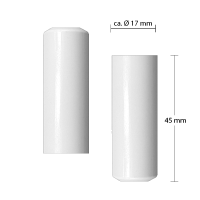 Zierhülsen-Set Weiss lackiert für Türbänder Zierhülsen-Set Weiss lackiert für Türbänder