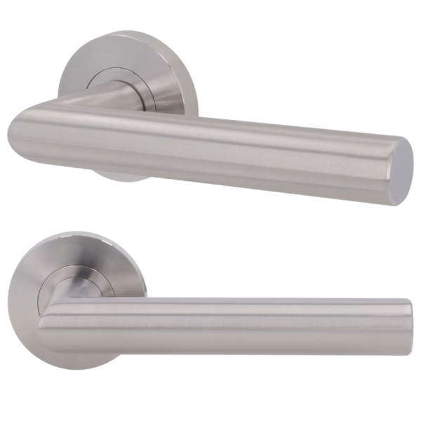 Ferrara Prio - Edelstahl matt - Türdrücker - Griffwelt Minimo