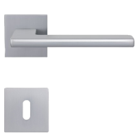 Lecce Square - Silbergrau - Türdrücker / Rosettengarnitur - Griffwelt Lecce Square - Silbergrau - Türdrücker / Rosettengarnitur - Griffwelt