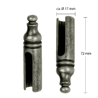 Zierhülse Antik Mount Everest Antik Iron für Türbänder Zierhülse Antik Mount Everest Antik Iron für Türbänder