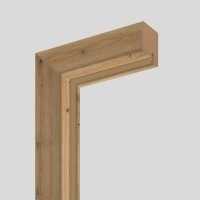 Asteiche Blendrahmen / Aufschraubzarge CPL Maserung Asteiche Blendrahmen / Aufschraubzarge CPL Maserung