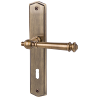 Mount Everest - LS - Brüniert - Türdrücker / Langschildgarnitur - Südmetall Mount Everest - LS - Brüniert - Türdrücker / Langschildgarnitur - Südmetall