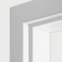 Esche Weiss Durchgangszarge - CPL Maserung RK 60 gerade Esche Weiss Durchgangszarge - CPL Maserung RK 60 gerade