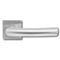 Salerno Square Flat - Edelstahl matt - Türdrücker / Rosettengarnitur - Griffwelt Salerno Square Flat - Edelstahl matt - Türdrücker / Rosettengarnitur - Griffwelt