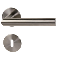 Galina II - R - Edelstahl-satiniert - Türdrücker / Rosettengarnitur - Südmetall Galina II - R - Edelstahl-satiniert - Türdrücker / Rosettengarnitur - Südmetall