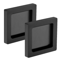 Griffmuscheln Florenz eckig | Schwarz BLACK|LINIE - Erkelenz Griffmuscheln Florenz eckig | Schwarz BLACK|LINIE - Erkelenz