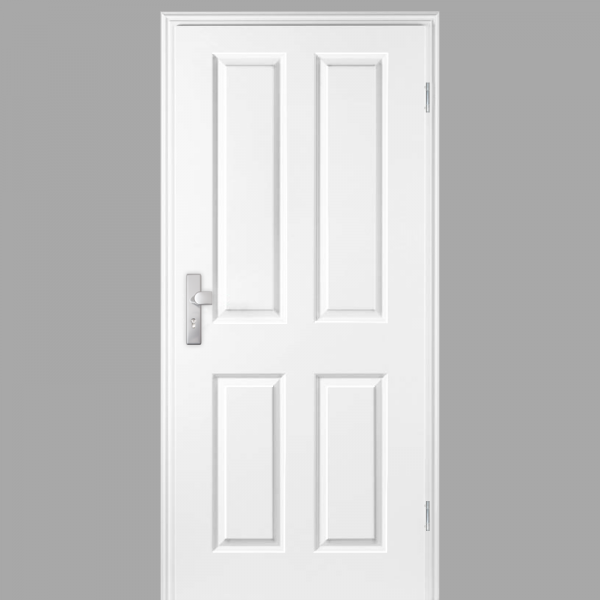 Elegance 04 Wohnungstüren / Schallschutztüren mit Zarge CPL RAL 9010