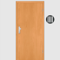 Buche Wohnungstüren / Schallschutztüren mit Zarge CPL Maserung Aufrecht Buche Wohnungstüren / Schallschutztüren mit Zarge CPL Maserung Aufrecht
