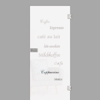 cafe 2 Motiv klar - Ganzglastür / Glastür - Erkelenz cafe 2 Motiv klar - Ganzglastür / Glastür - Erkelenz
