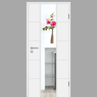 Mala 10 - Light 3-M - yHolzglastür RAL 9003 Mala 10 - Light 3-M - yHolzglastür RAL 9003