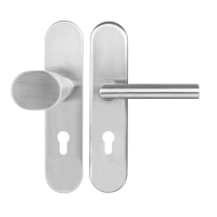 Schutzbeschlag Advantage SB-LS/LS - Edelstahl matt mit Kernziehschutz - Griffwelt Schutzbeschlag Advantage SB-LS/LS - Edelstahl matt mit Kernziehschutz - Griffwelt