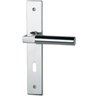 Alaska-LS - Chrom-pol. - Türdrücker / Langschildbeschlag - Südmetall Alaska-LS - Chrom-pol. - Türdrücker / Langschildbeschlag - Südmetall