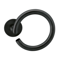 Circle - Schwarz matt - Türdrücker / Rosettengarnitur - Frascio Circle - Schwarz matt - Türdrücker / Rosettengarnitur - Frascio