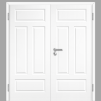 Elegance 04-Q Doppeltüren / Doppelflügeltür Polarweiss CPL RAL 9003 mit Zarge Elegance 04-Q Doppeltüren / Doppelflügeltür Polarweiss CPL RAL 9003 mit Zarge