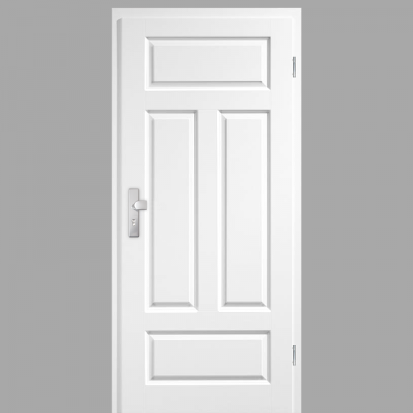 Elegance 04-Q Wohnungstüren / Schallschutztüren mit Zarge CPL RAL 9010